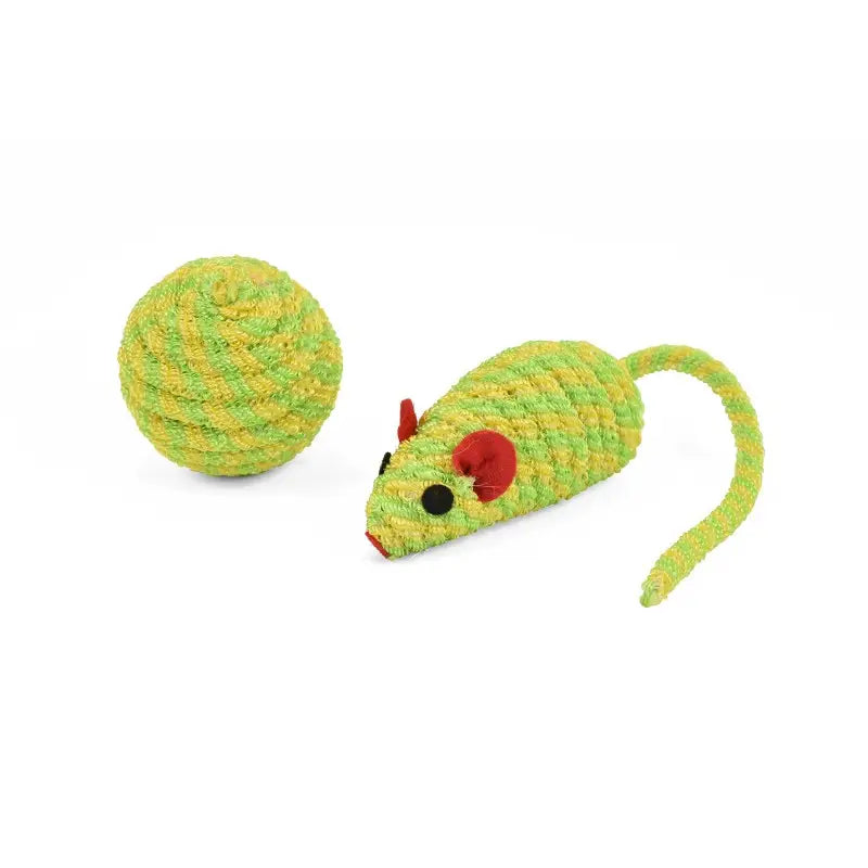 JUGUETE GATO PACK PELOTA Y RATON - Mejor Precio - Mascotas Ávila
