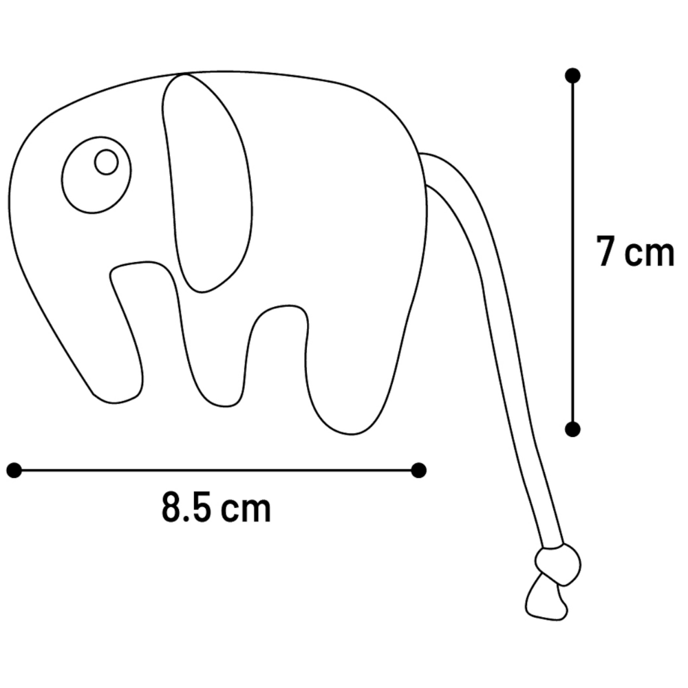 Juguete Gato Blaro Elefante Azul 8,5X5X7 cm FLAMINGO Mascotas-Ávila