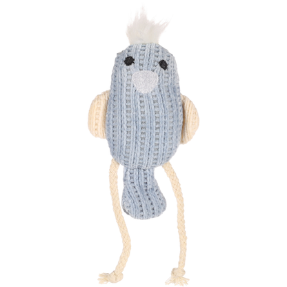 Juguete Gato Blaro Pajaro Azul 8X3,7X14,5 cm FLAMINGO Mascotas-Ávila