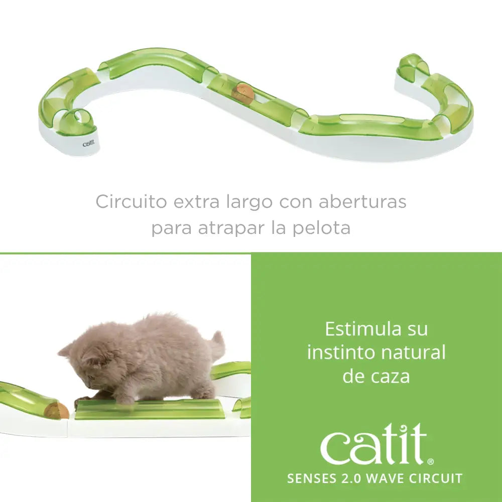 Catit Senses 2.0 Juguete Gato Circuito Wave Mediano CATIT