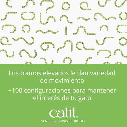Catit Senses 2.0 Juguete Gato Circuito Wave Mediano CATIT