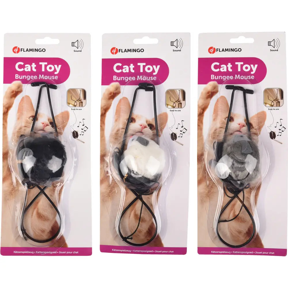 Flamingo Juguete Gato Colgador Raton con Sonido KARLIE