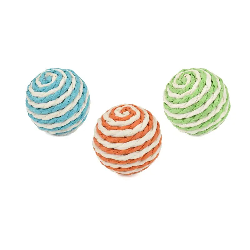 Juguete Gato Pelota Spiral Colores - Mejor Precio - Mascotas Ávila