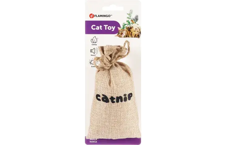 Flamingo Juguete Gato Saco Con Catnip 15X9X4,5Cm - Mejor Precio - Mascotas Ávila