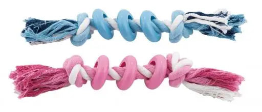 Juguete Perro Aros En Cuerda Bicolor 25Cm - Mejor Precio - Mascotas Ávila
