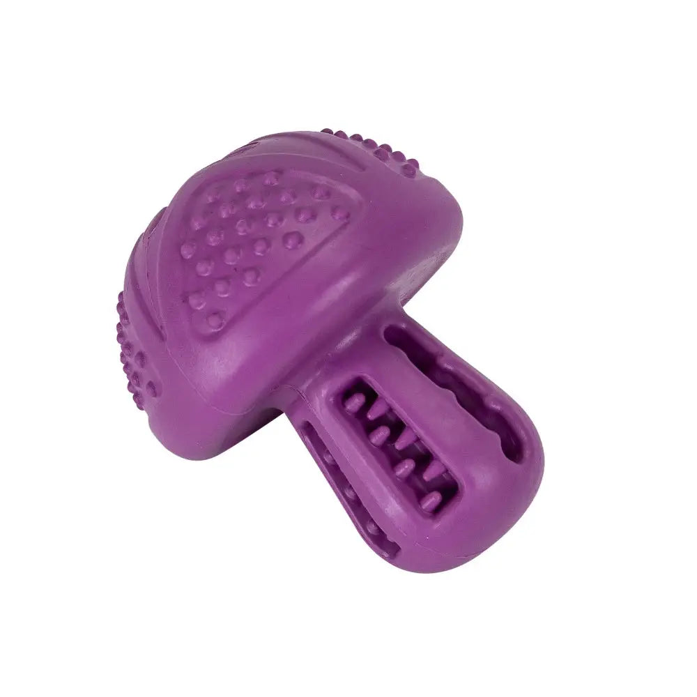 Juguete Perro Goma Snack Magic Mushroom Violeta 8.7x7 cm - Mejor Precio - Mascotas Ávila