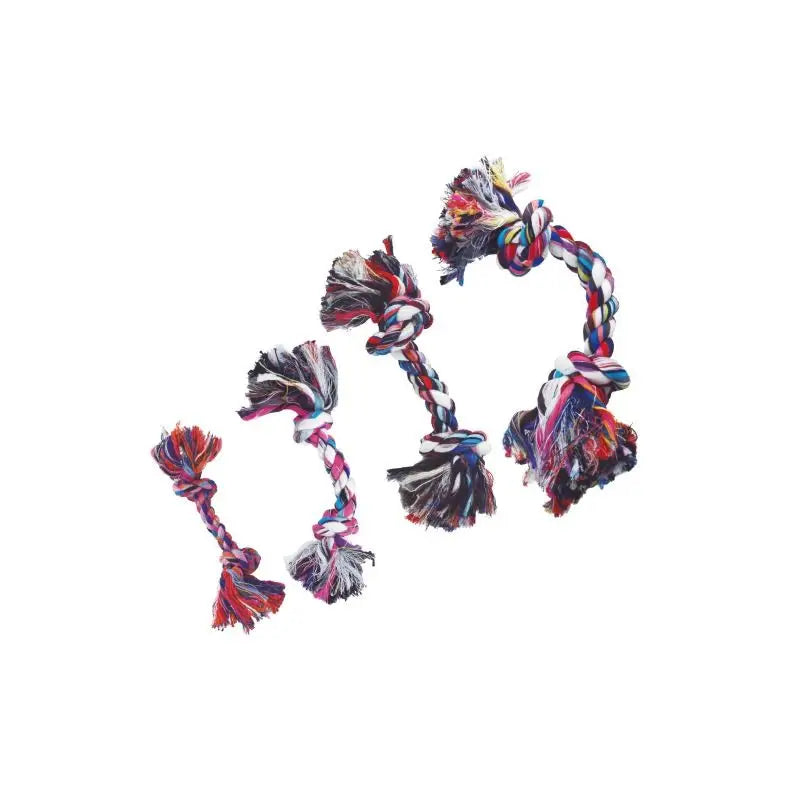 Juguete Perro Mordedor Algodon 2 Nudos 10Mmx13Cm - Mejor Precio - Mascotas Ávila