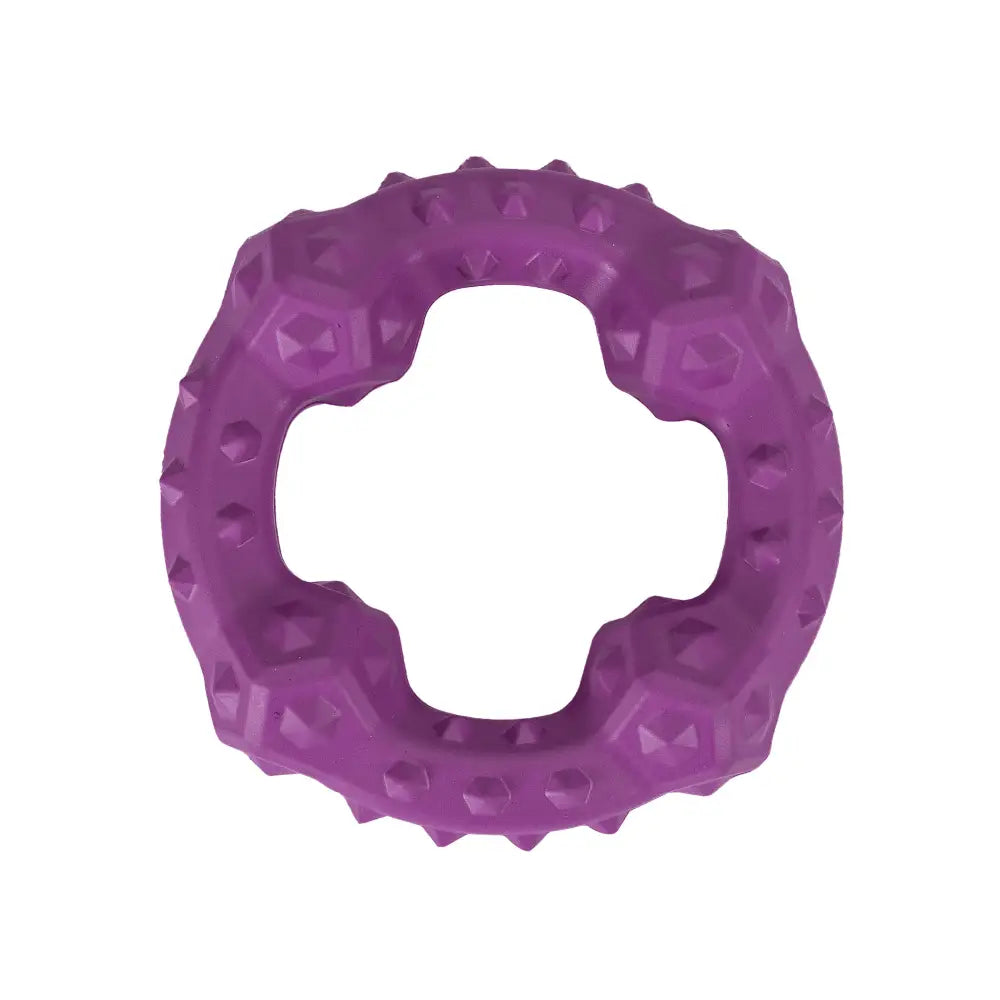 Juguete Perro Goma Roundabout Violeta 11.4x11.4x3.1 cm - Mejor Precio - Mascotas Ávila