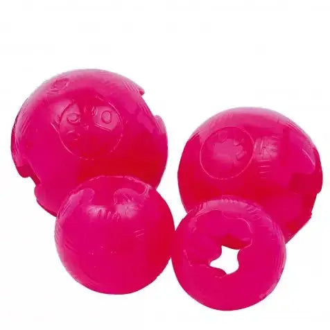 Juguete Perro Pelota Tpr 8cm Rosa - Mejor Precio - Mascotas Ávila