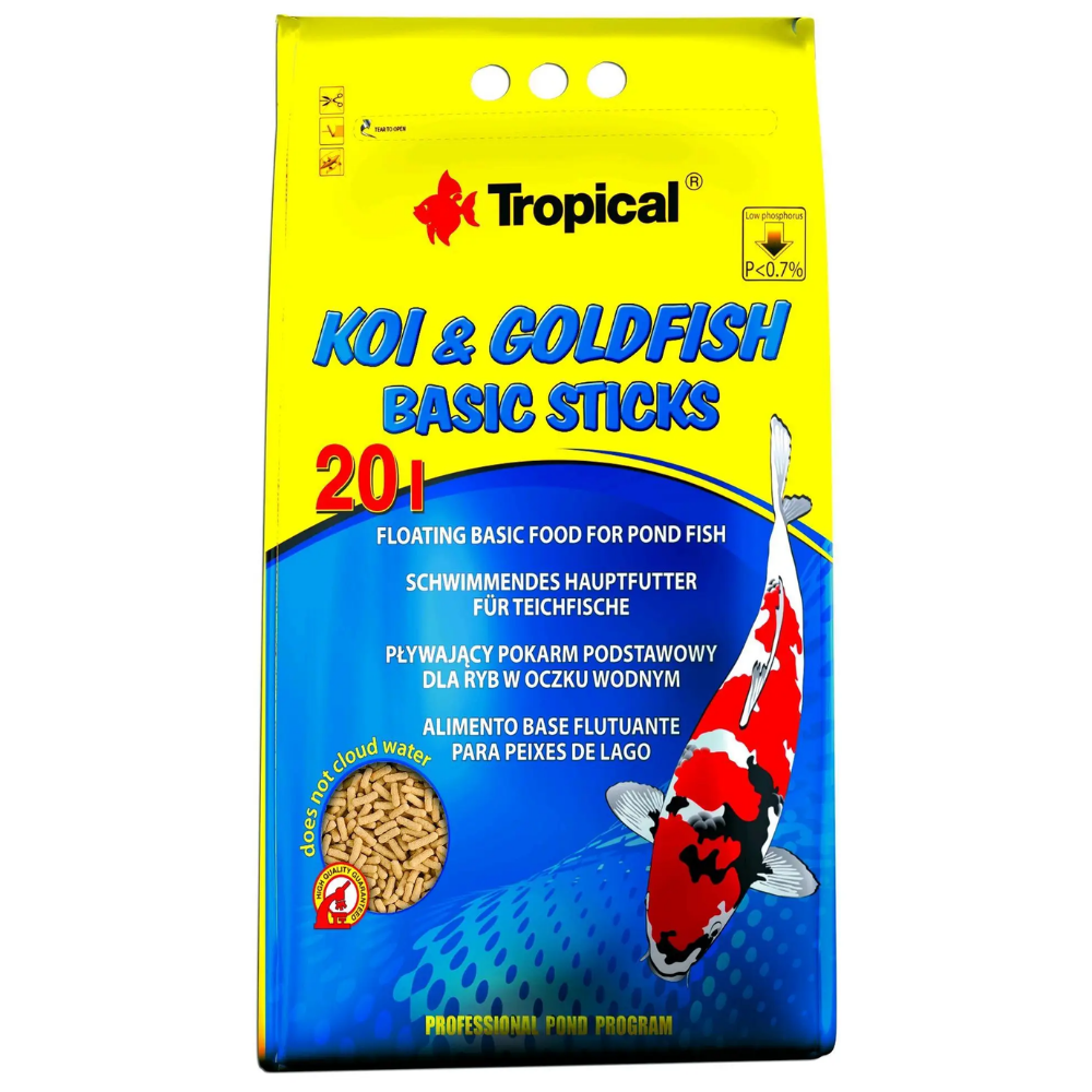 Koi y Goldfish Basic Sticks Bag TROPICAL Mascotas-Ávila