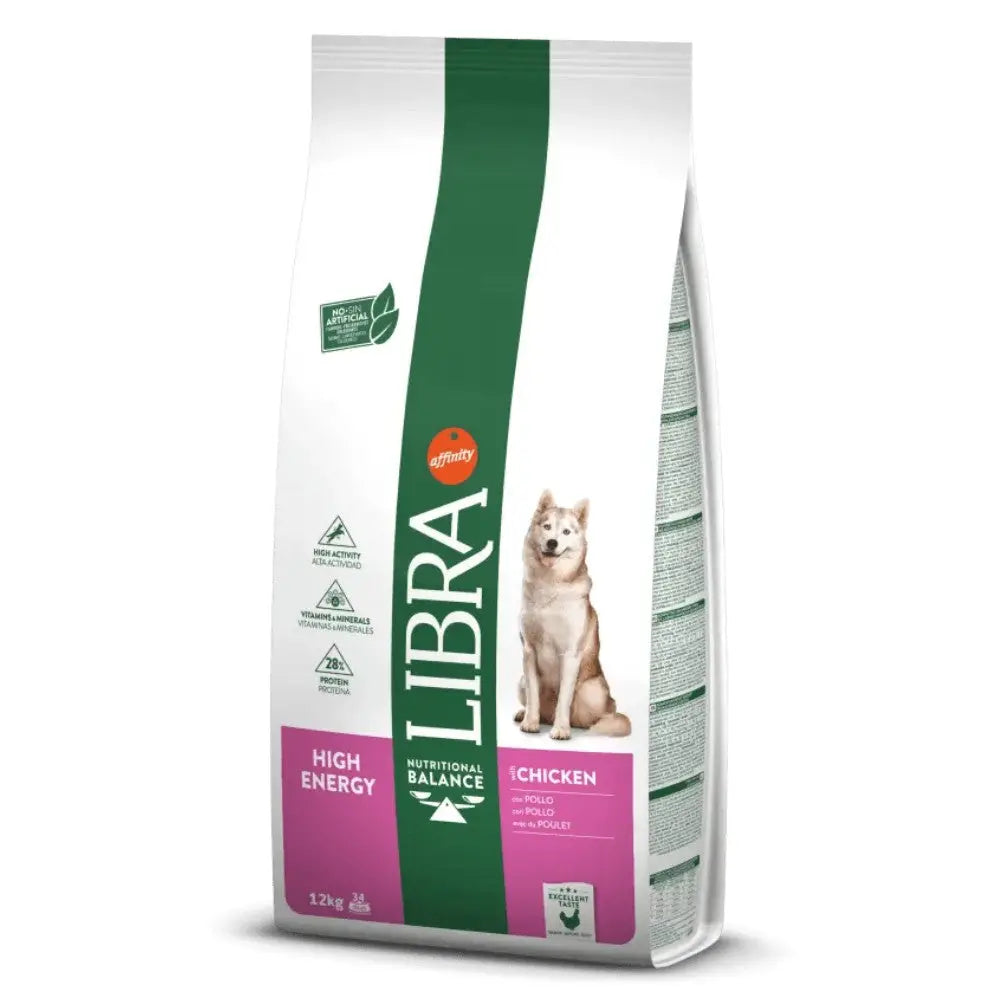 Libra High Energy con Pollo Pienso para Perros LIBRA