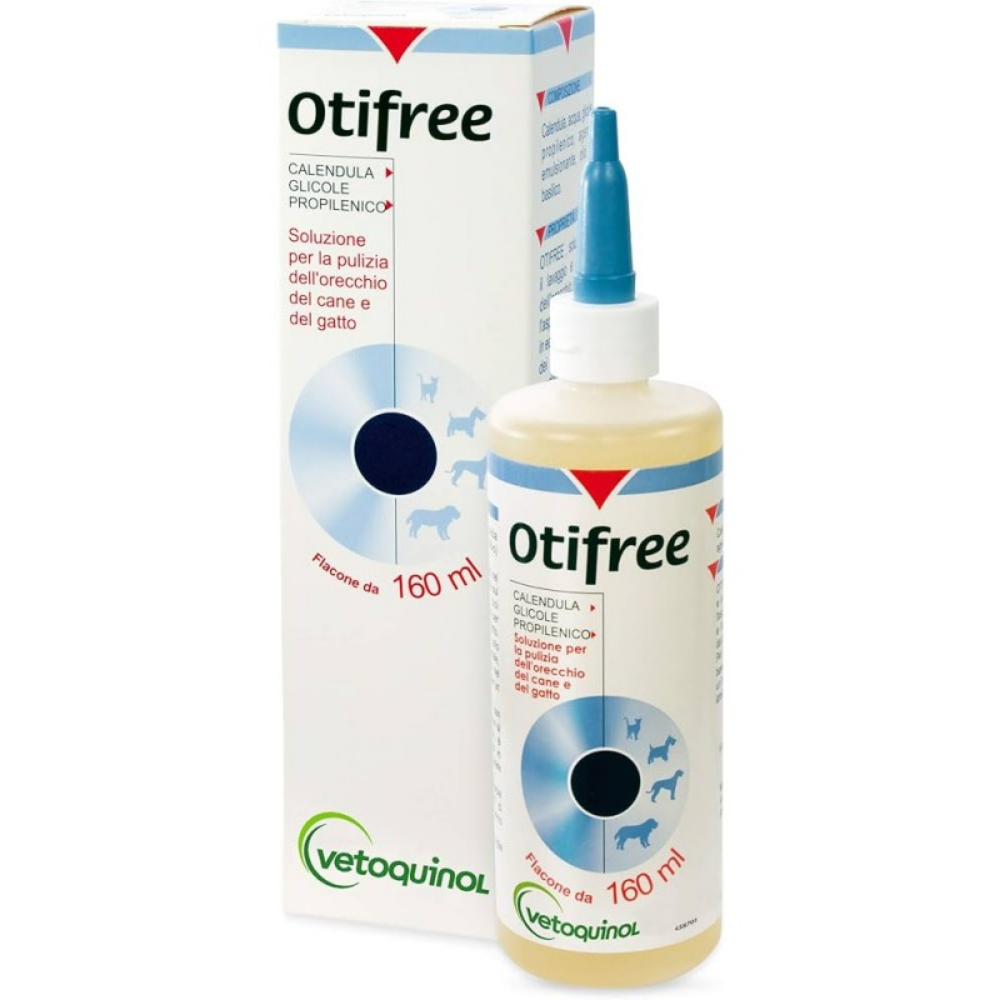Limpiador de Oidos Otifree 160 ml VETOQUINOL Mascotas-Ávila
