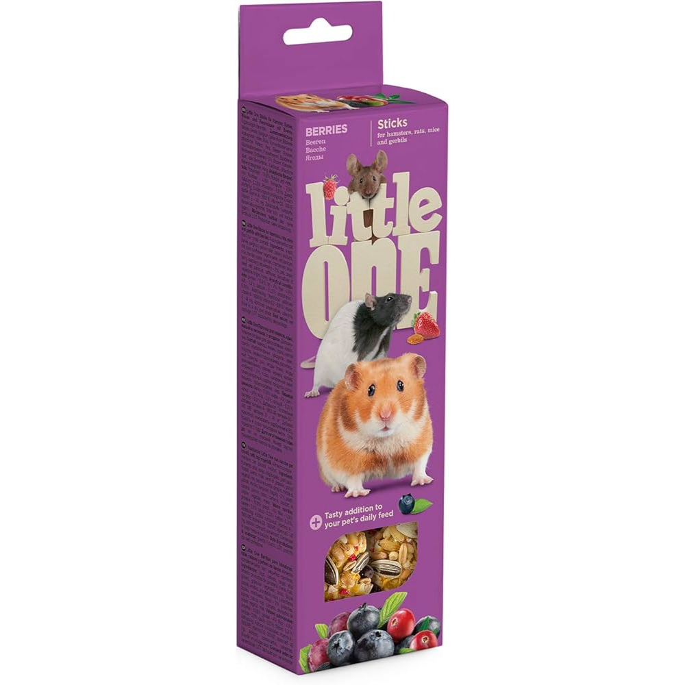 Little One Barritas Roedores con Bayas 2X60 g LITTLE ONE Mascotas-Ávila
