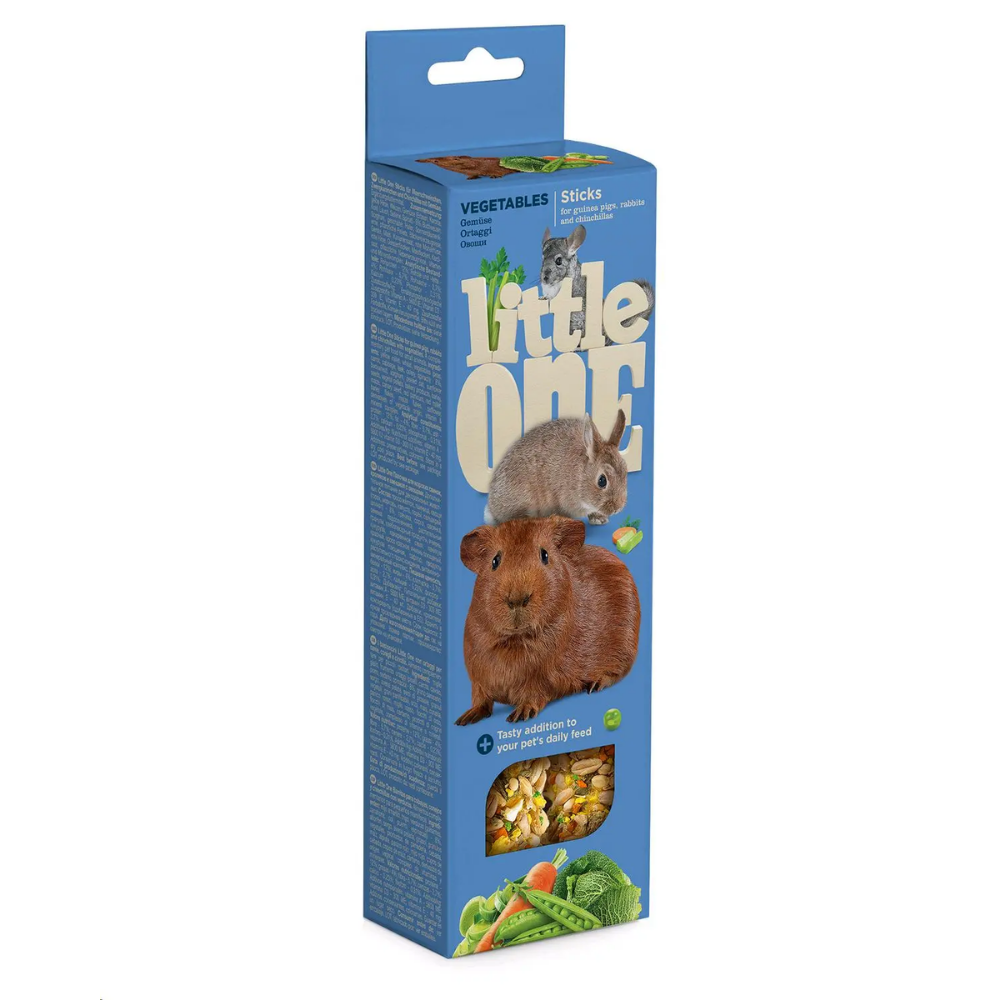 Little One Barritas Roedores con Verdura 2X60 g LITTLE ONE Mascotas-Ávila