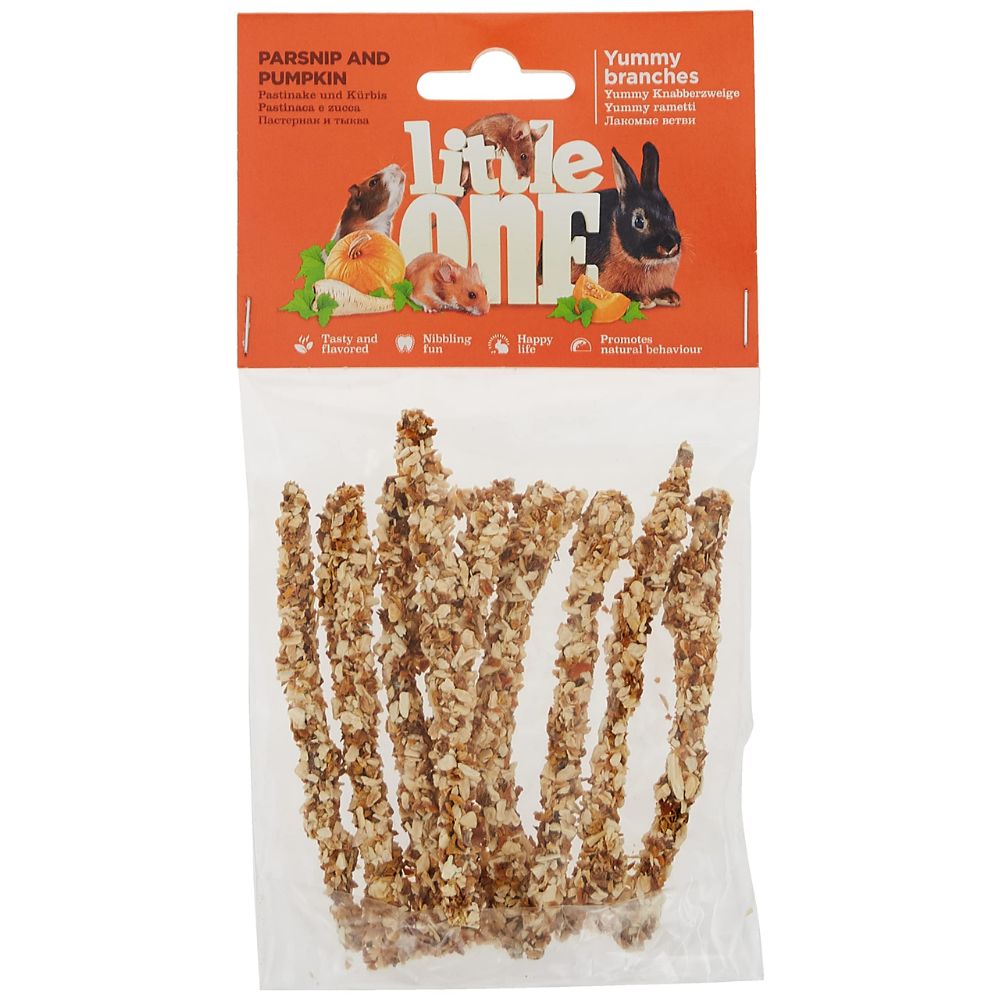 Little One Snack Roedores Ramas Chirivia y Calabaza 35 g LITTLE ONE Mascotas-Ávila