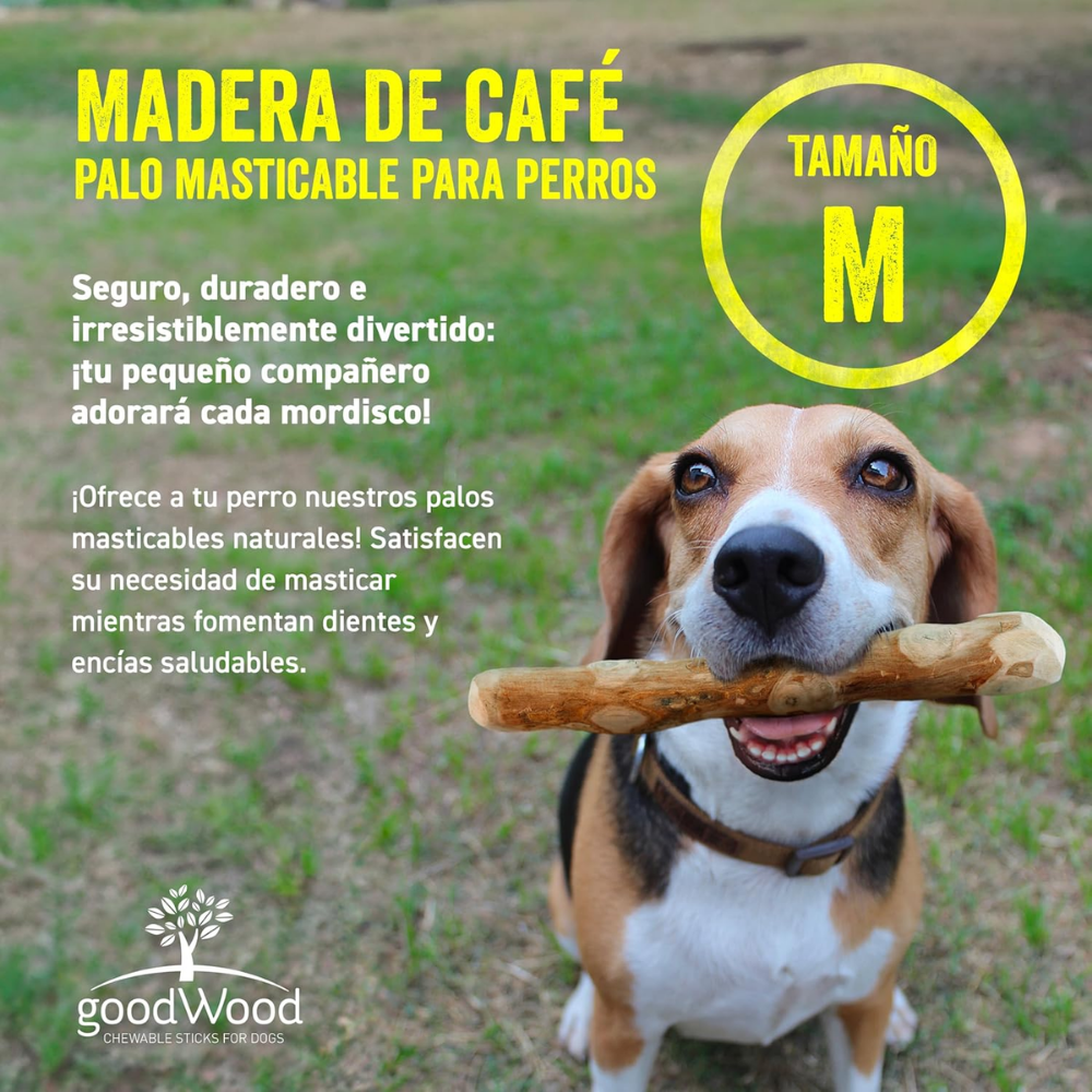 Goodwood Madera de Café Masticable T-M Perros Hasta 20K