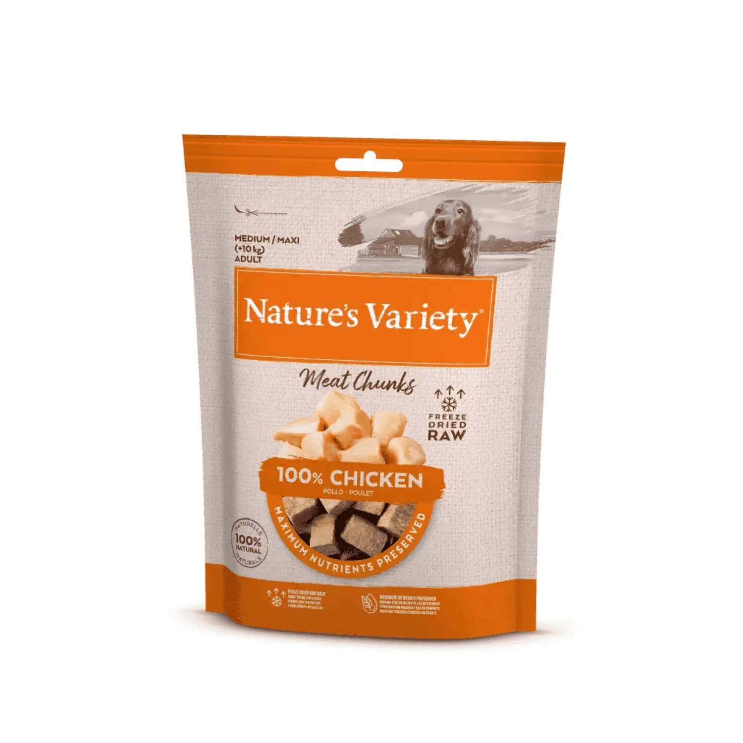 Nature'S Variety Dog Meat Chunks 50Gr - Mejor Precio - Mascotas Ávila