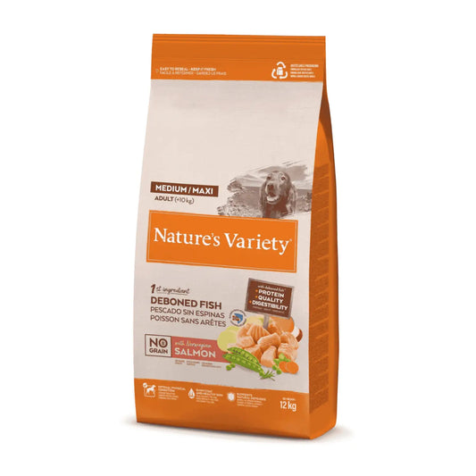 Nature'S Variety Dog Original Grain Free Medium/Maxi Salmón - Mejor Precio - Mascotas Ávila