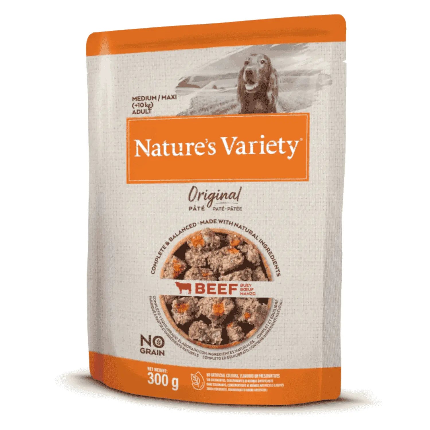 Nature'S Variety Dog Original Paté Medium/Maxi Sin Cereales 300Gr - Mejor Precio - Mascotas Ávila