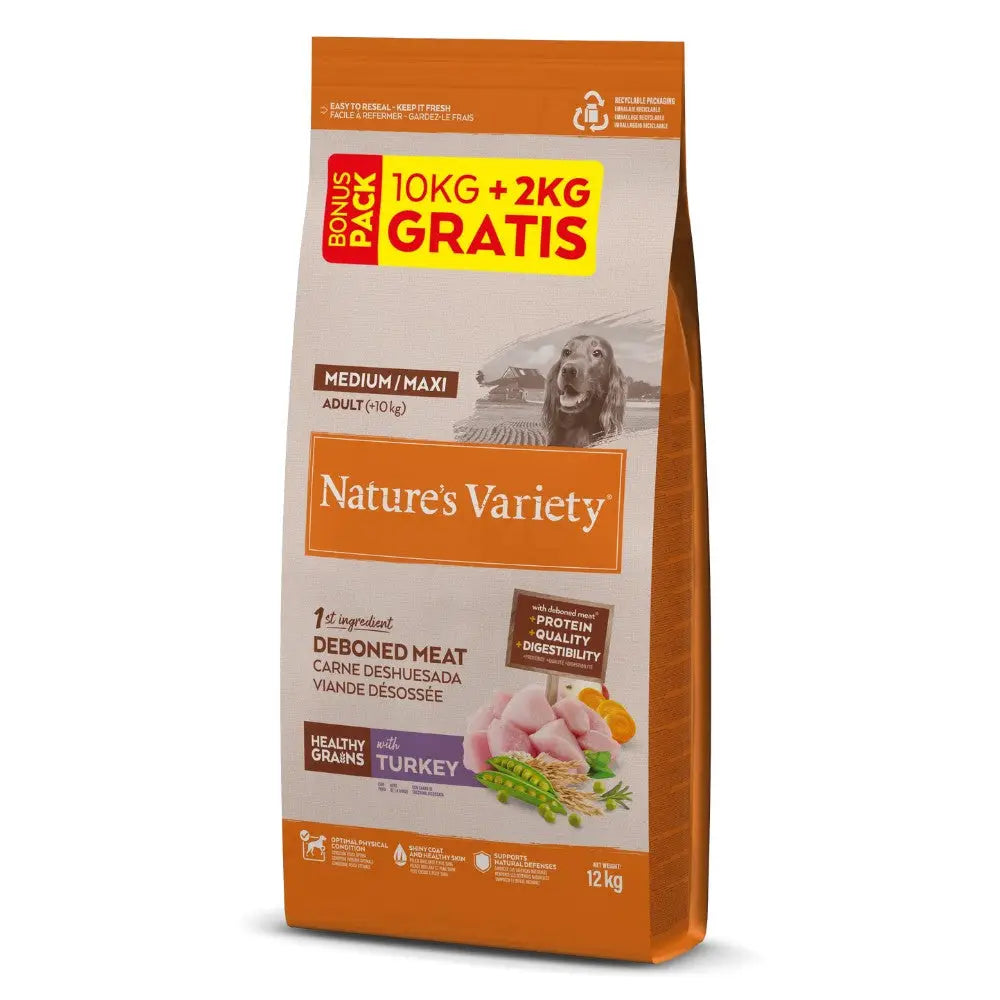 Nature'S Variety Healthy Grain Medium Maxi Pavo NATURE'S VARIETY