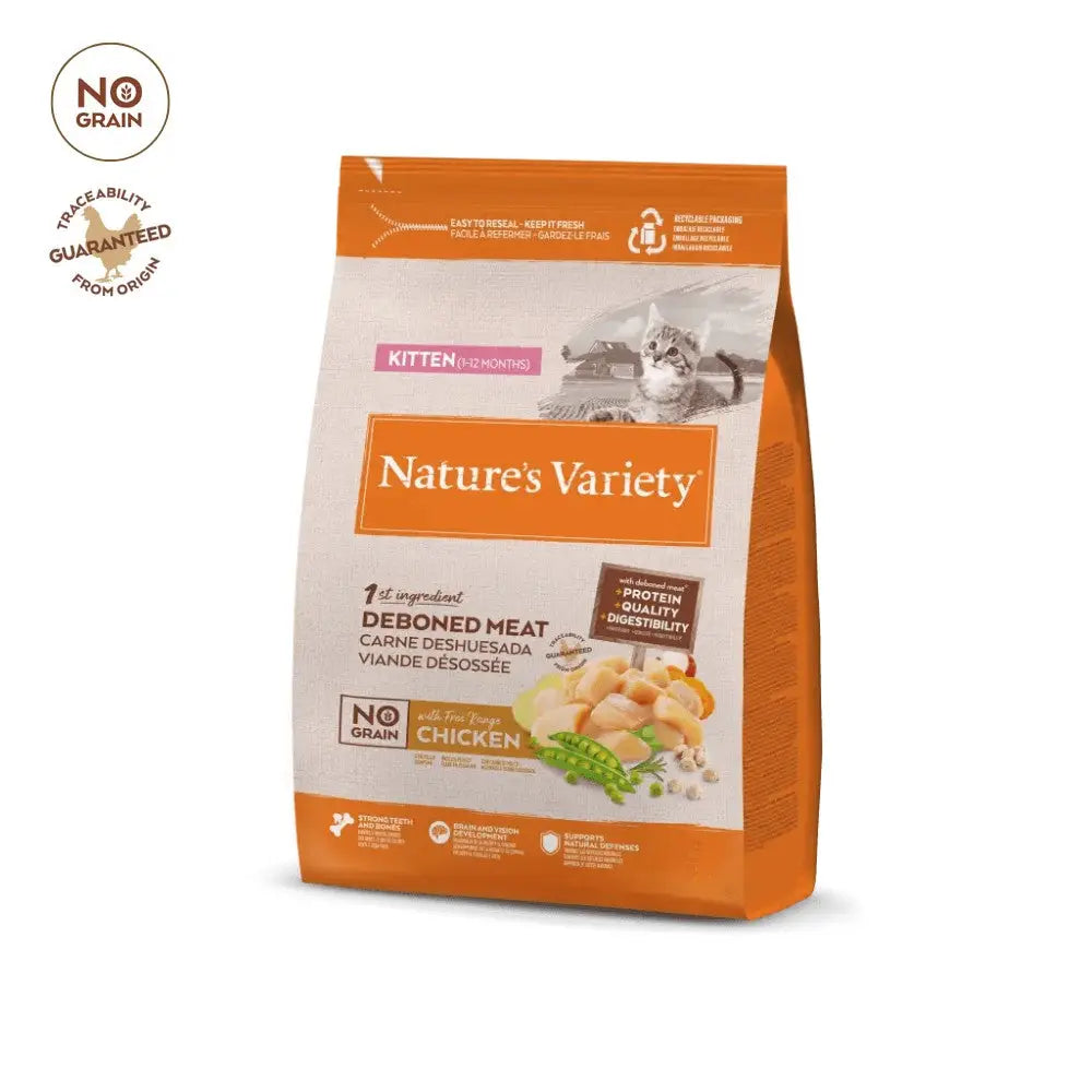 Nature'S Variety Cat No Grain Kitten Chicken Pienso con Pollo para Gatitos NATURE'S VARIETY