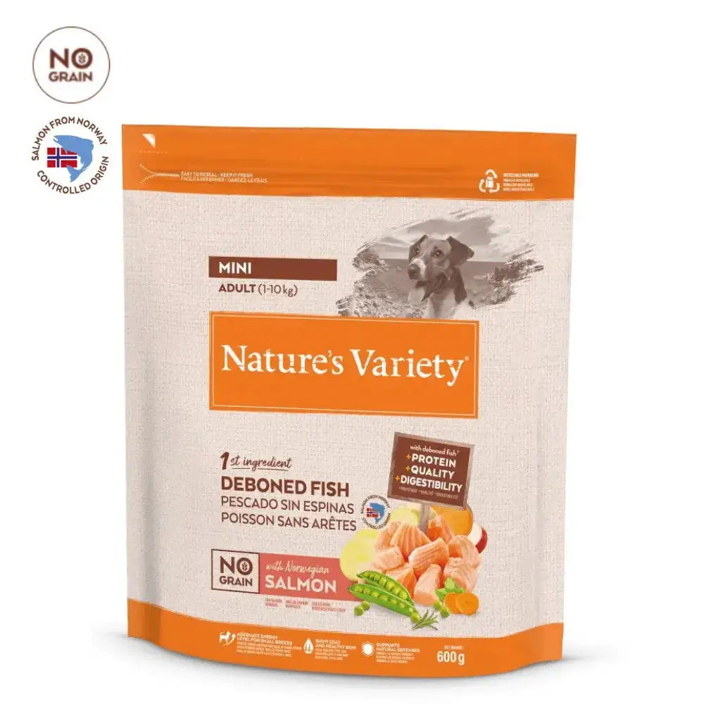 Nature'S Variety No Grain Adult Mini Salmón Pienso Sin Cereales para Perros NATURE'S VARIETY