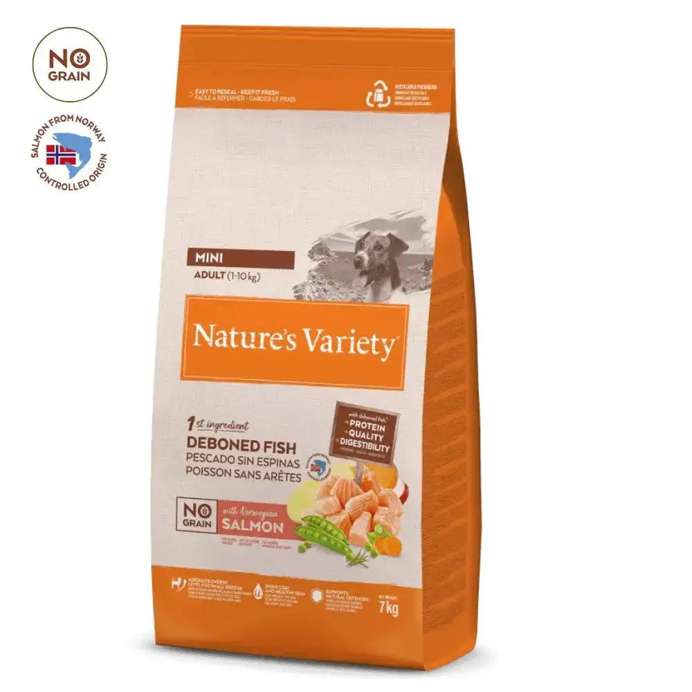 Nature'S Variety No Grain Adult Mini Salmón Pienso Sin Cereales para Perros NATURE'S VARIETY