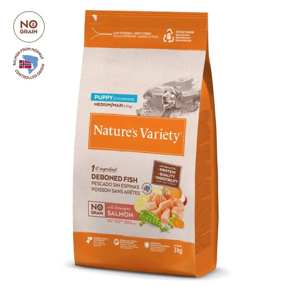 Nature'S Variety No Grain Puppy Salmón Noruego 3 kg NATURE'S VARIETY