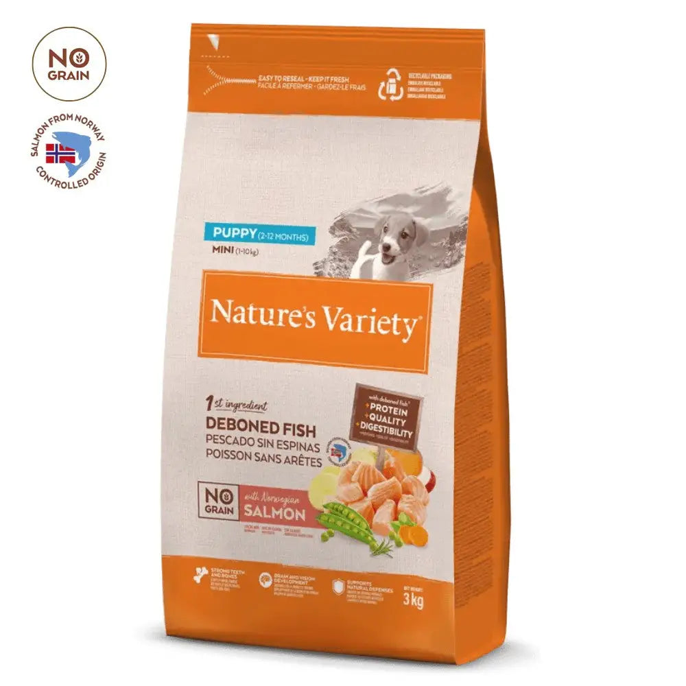 Nature'S Variety No Grain Puppy Salmón Noruego 3 kg NATURE'S VARIETY