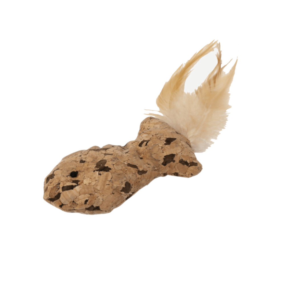 Pez Corcho con Plumas 17X5 cm WOUAPY Mascotas-Ávila