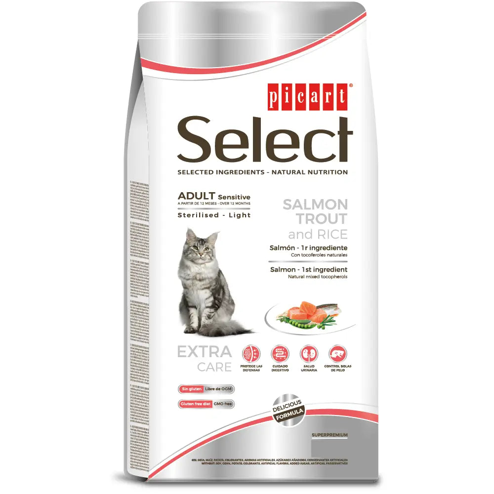 Picart Select Cat Sensitive Sterilized Light 2 kg PICART