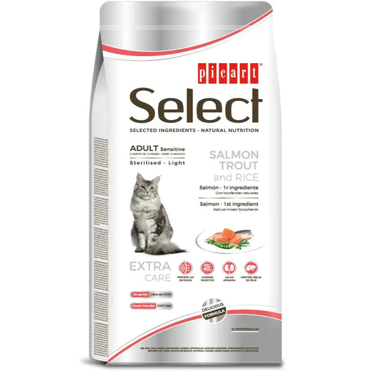 Picart Select Cat Sensitive Sterilized Light 2 kg PICART