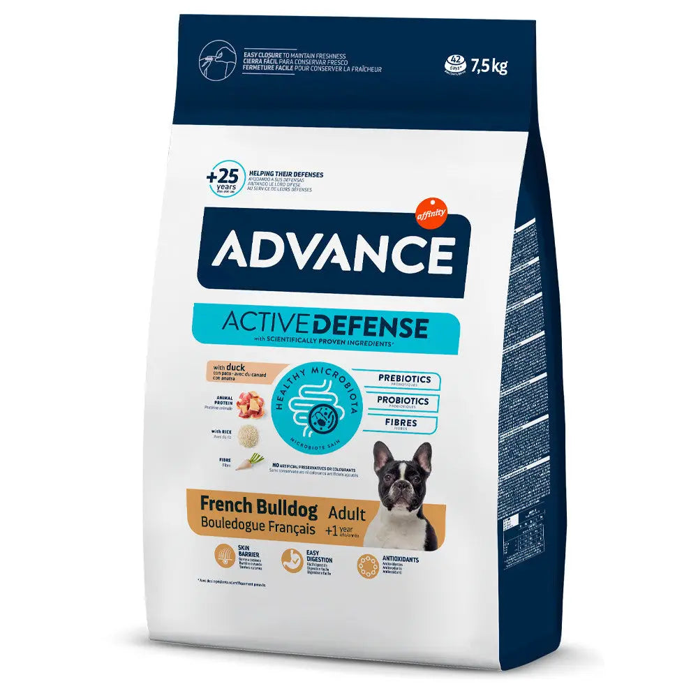 Advance Dog French Bulldog 7,5Kg - Mejor Precio - Mascotas Ávila