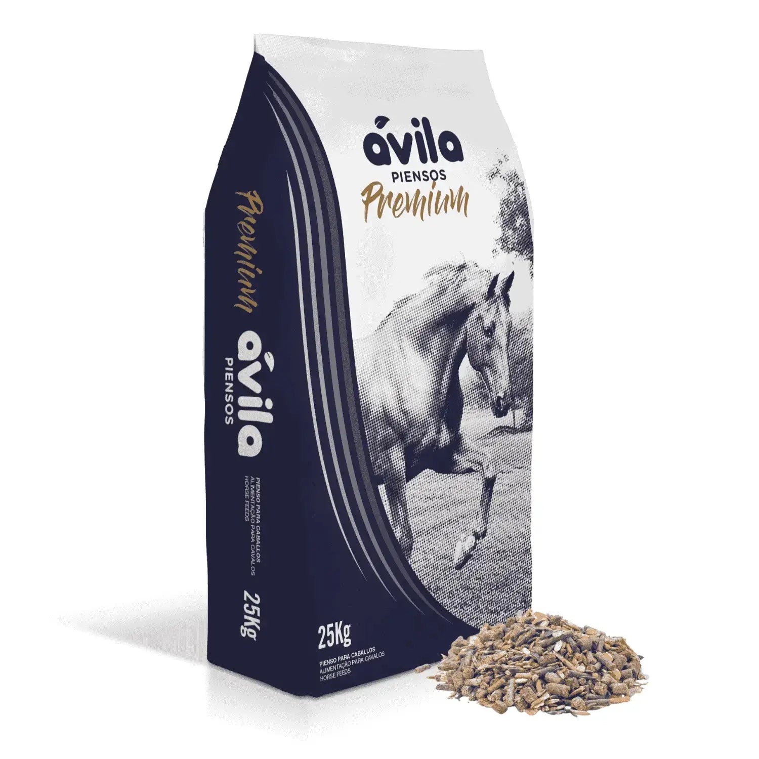 Premium Mix Élite | Alimento de Máxima Calidad para Caballos y Ponis | Mayor Rendimiento Muscular | Con Vitaminas y Minerales | 25 kg PIENSOS ÁVILA