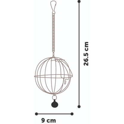 Flamingo Porta Verduras Metalico Roedores 9 cm KARLIE Mascotas-Ávila