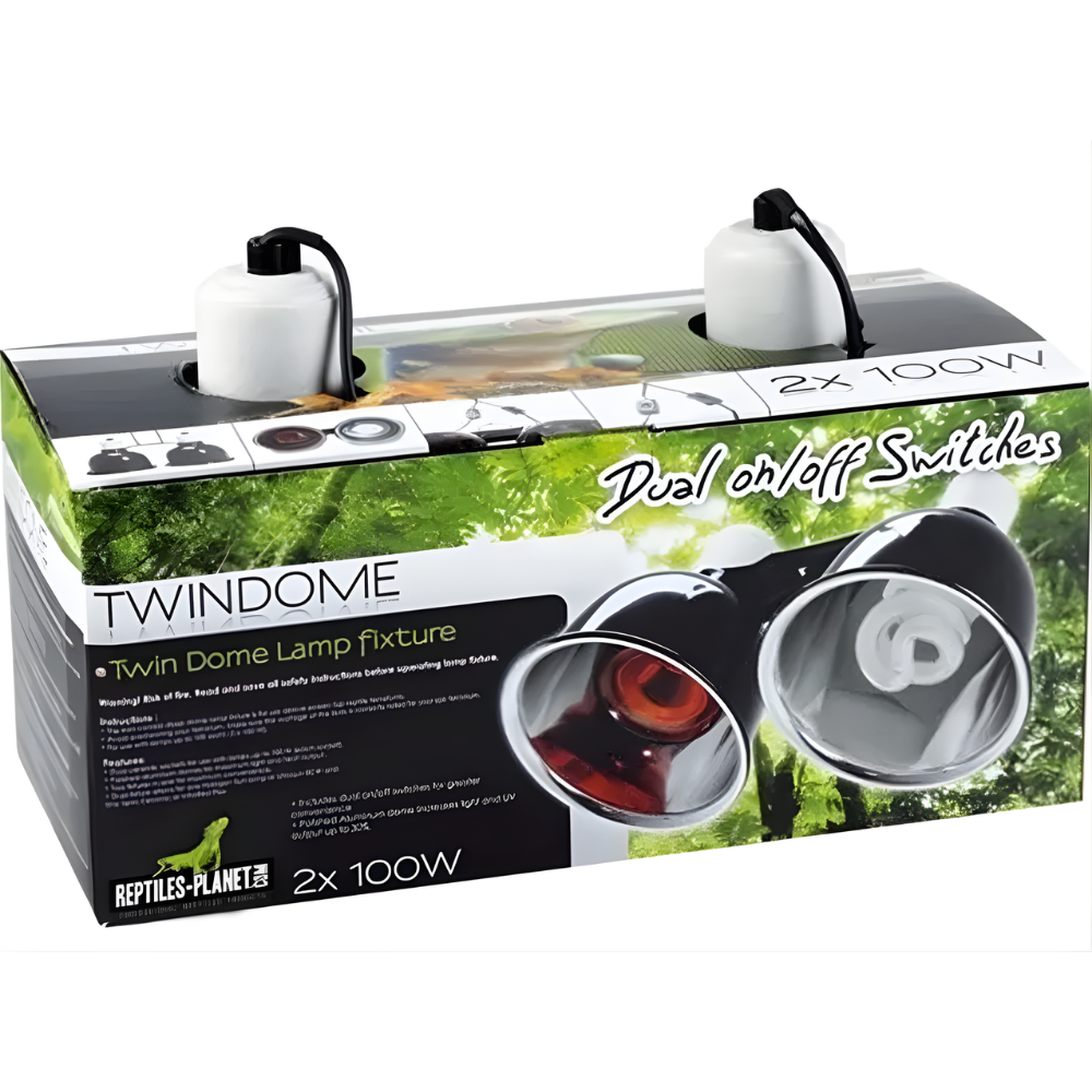 Portalámparas Doble Twindome 14X16 Cm Reptiles-Planet Mascotas-Ávila Mascotas-Ávila