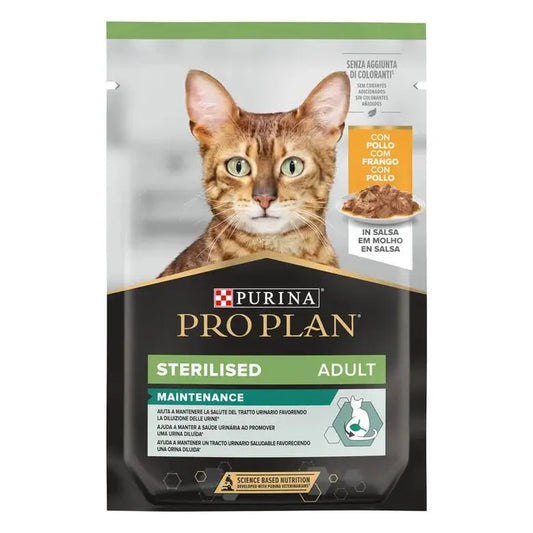 Pro Plan Cat Sobre Adult Sterilised Pollo 85G - Mejor Precio - Mascotas Ávila