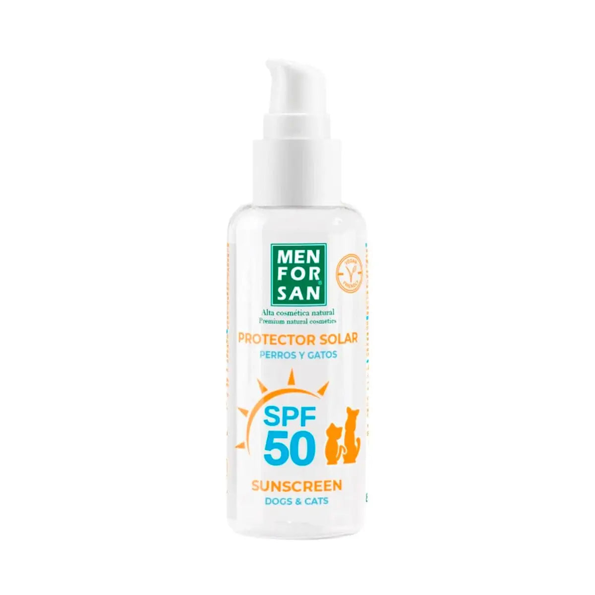 Menforsan Protector Solar Factor 50+ para Perros y Gatos 60 ml MENFORSAN