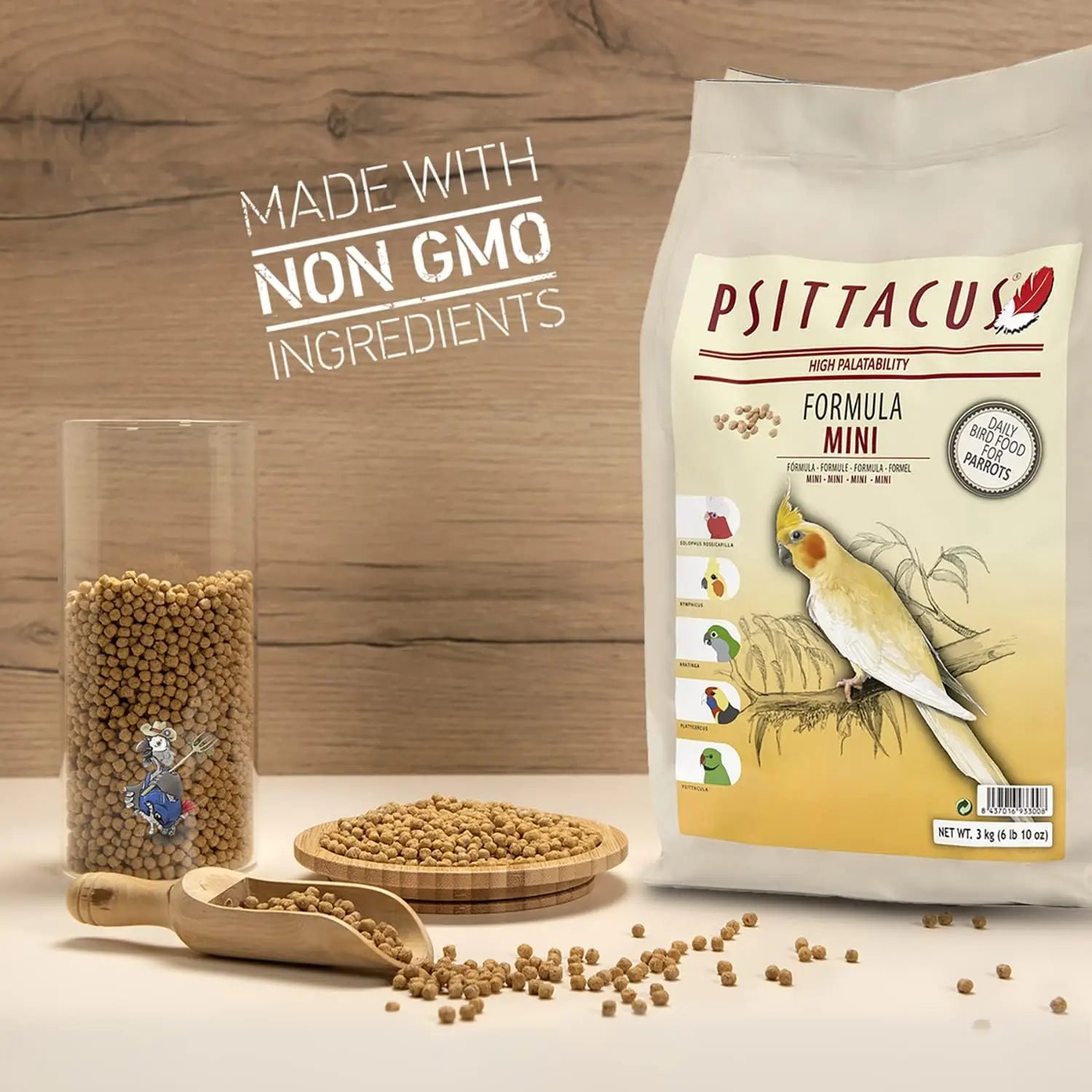 Psittacus Pienso Mini Completo para Aves Pequeñas - Mejor Precio - Mascotas Ávila