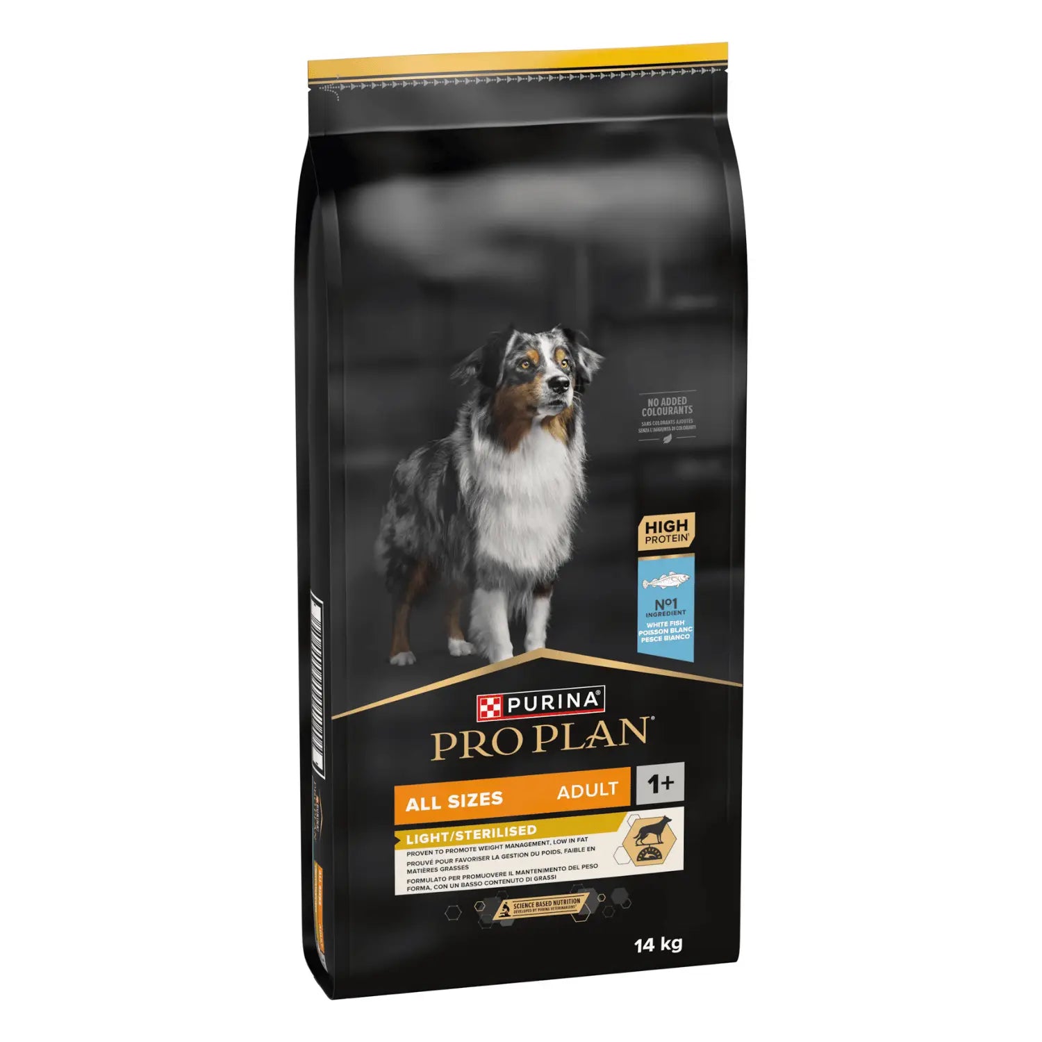 Pro Plan Dog AllSize Light Sterilized Pescado 14kg al mejor precio online