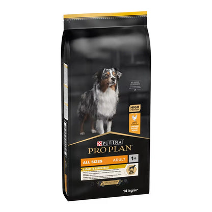 Pro Plan Dog AllSize Adult Light Sterilized Pollo 14kg al mejor precio online