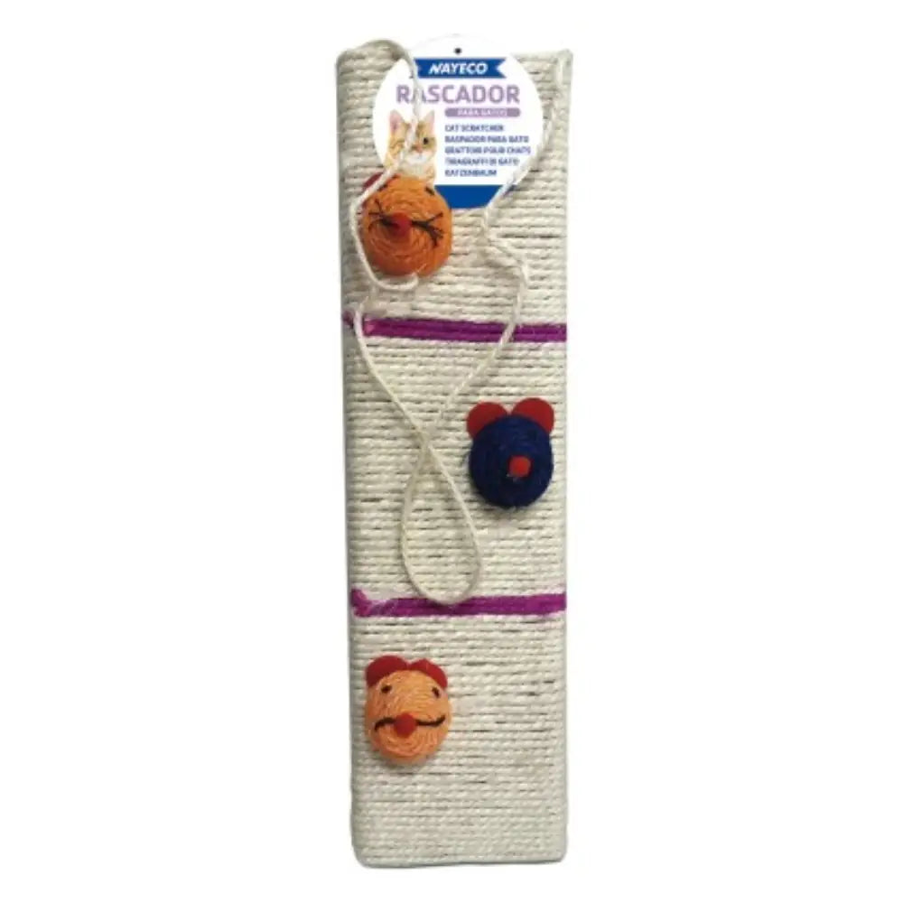 Rascador Pared Funny Mouse con Colgador 13X50 cm NAYECO