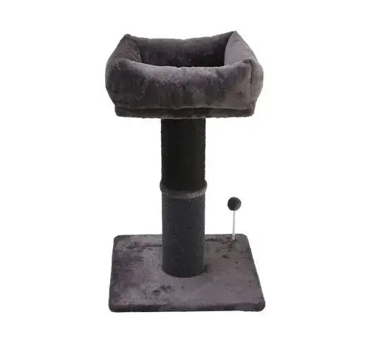 Rascador para Gatos Sofa Stool Gris Oscuro 49x49x77cm - Mejor Precio - Mascotas Ávila