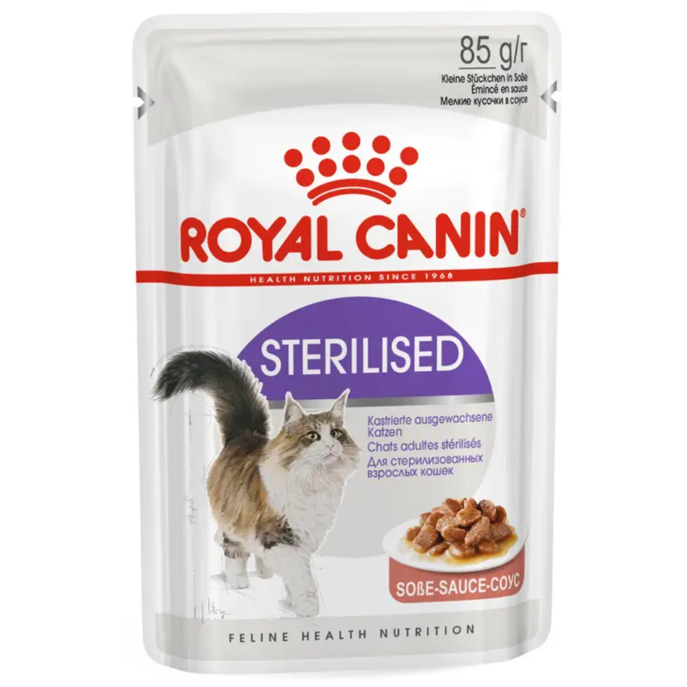 Royal Canin Sterilized Salsa 85 g Comida Húmeda para Gatos ROYAL CANIN Mascotas-Ávila