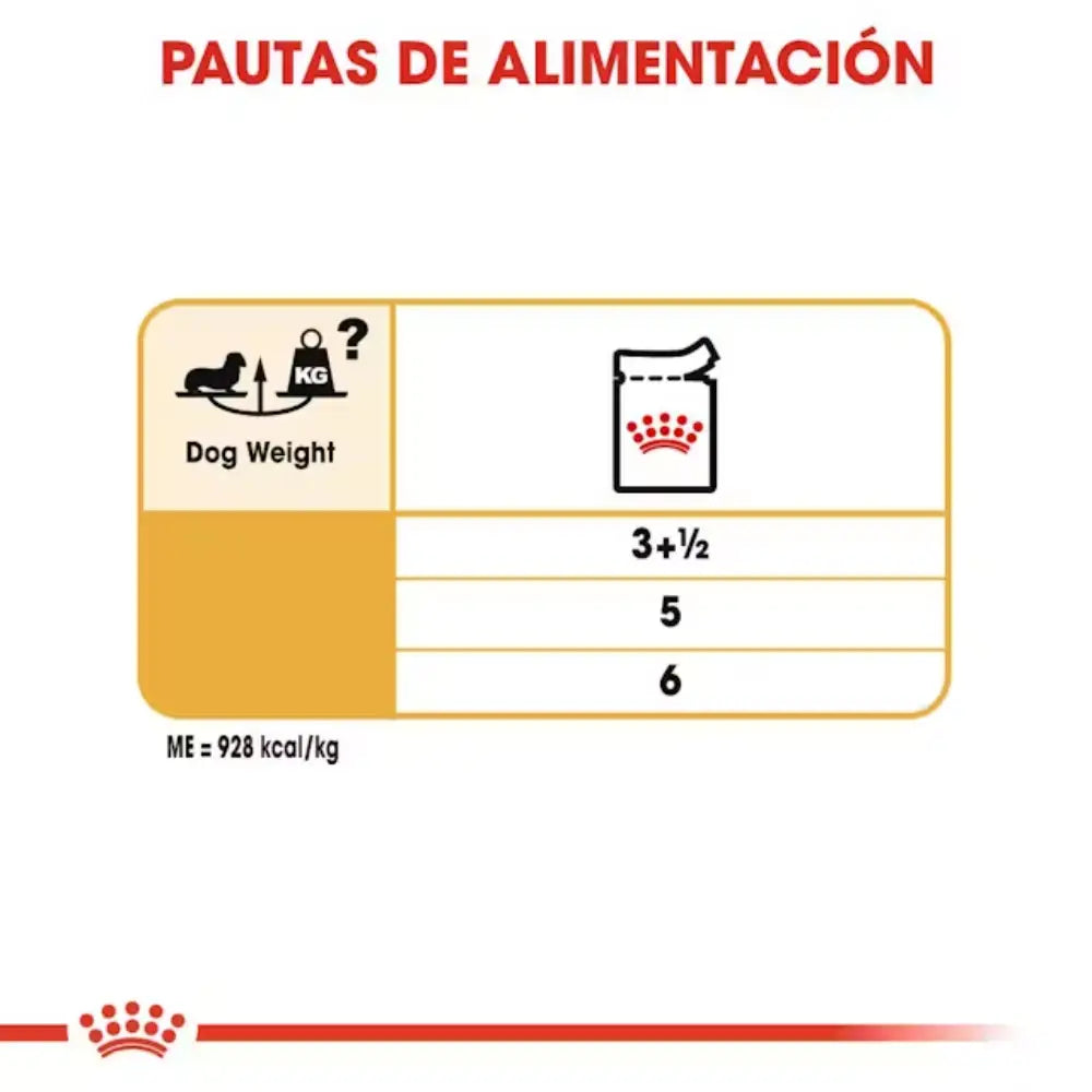 Royal Canin Teckel Dachsh uds 85 g húmedo ROYAL CANIN