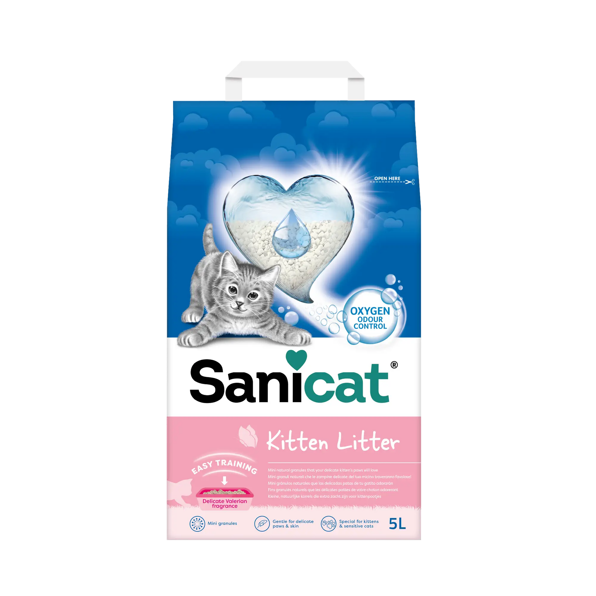 ARENA GATO SANICAT KITTEN LITTER 5L - Mejor Precio - Mascotas Ávila