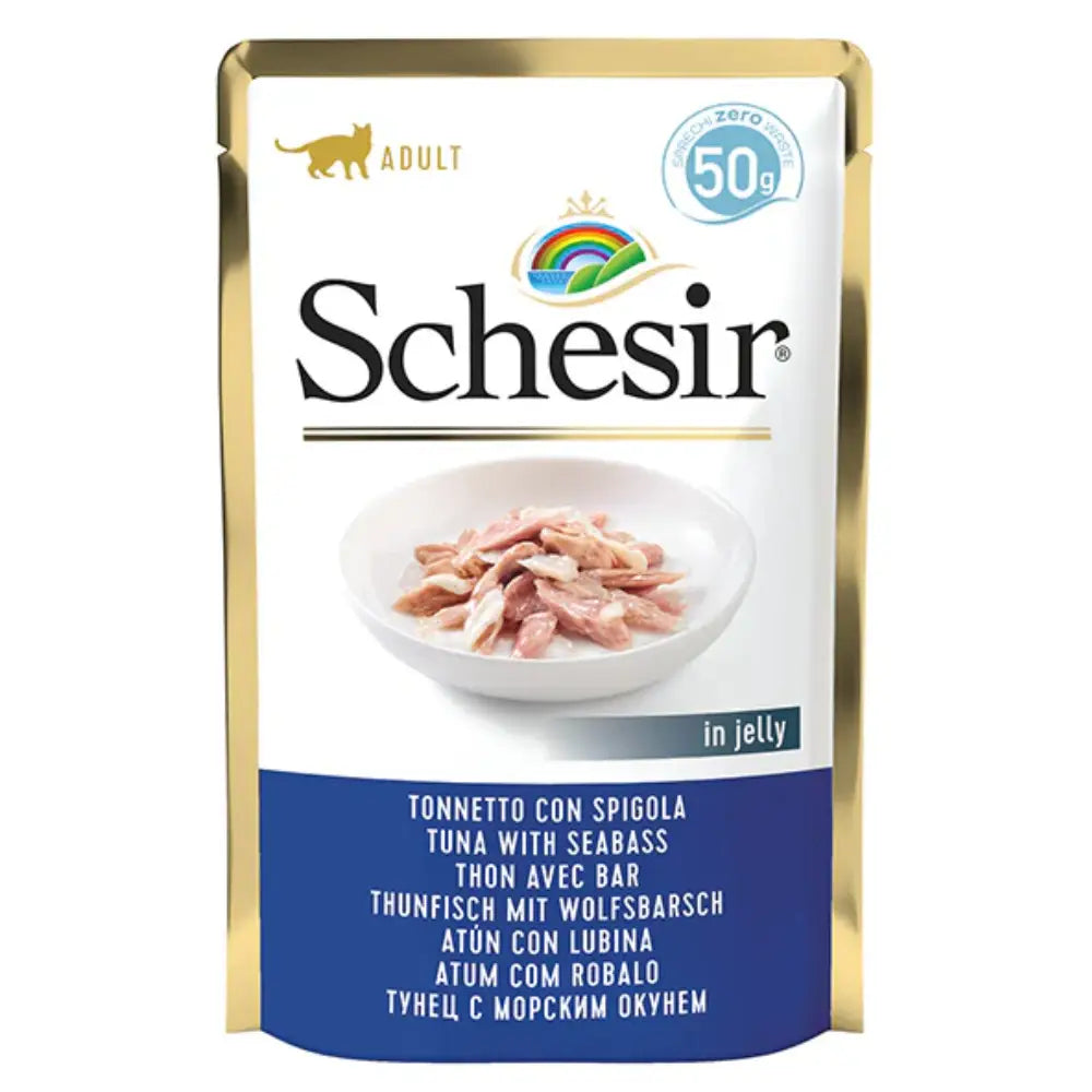 Schesir Sobres Gato 85 g Atún y Lubina SCHESIR
