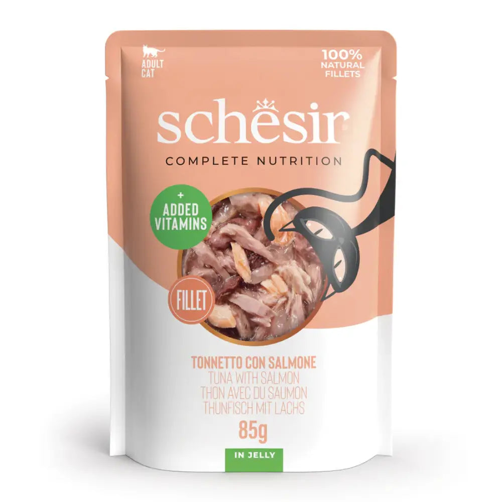 Schesir Sobres Gato 85 g Atún y Salmón SCHESIR