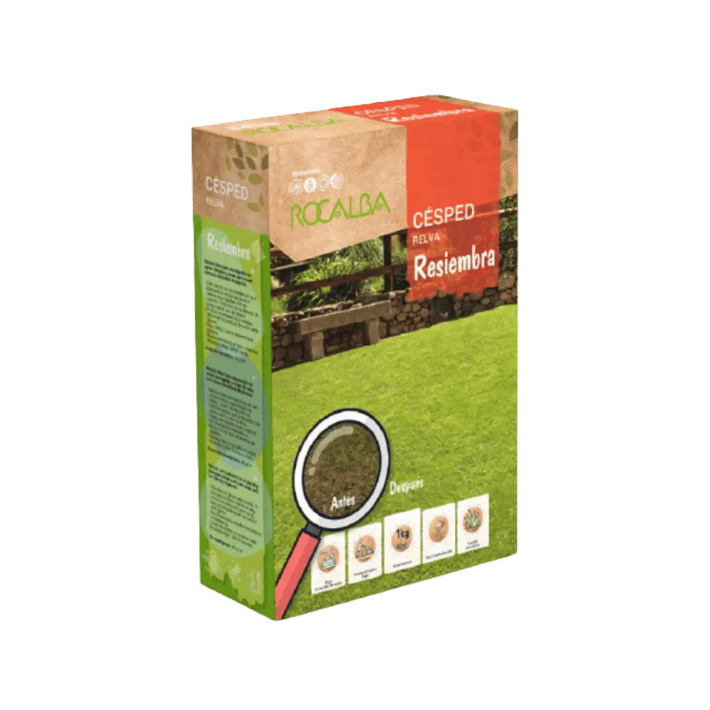 Semilla Césped Resiembra Fórmula Universal Resistente Rocalba ROCALBA