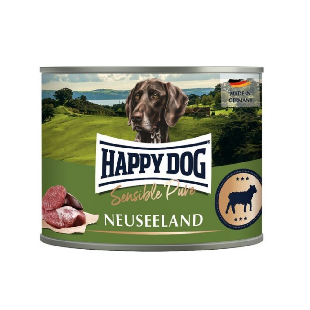 Happy Dog Sensible Pure Neuseeland (Lamm Pur) 200 g Lata Happy Dog Mascotas-Ávila